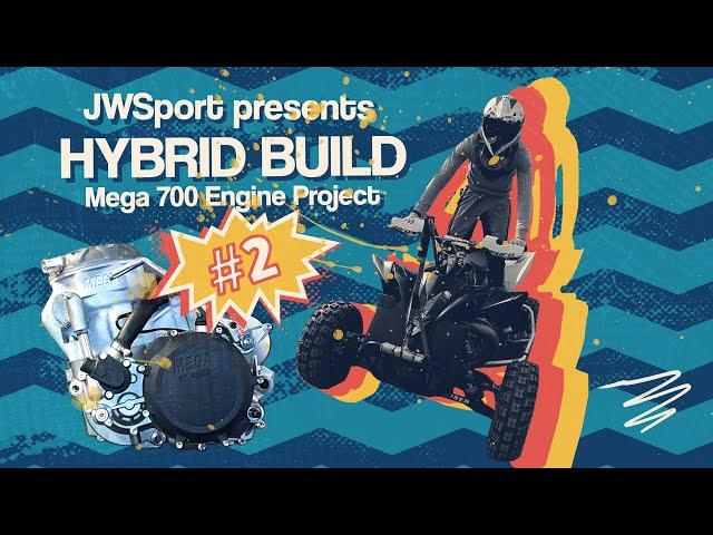 JWSport Yamaha YFZ450 Hybrid Build Mega 700 Engine 2-Stroke #2 Probefahrt 2-Takt Tuning Wiesner JW