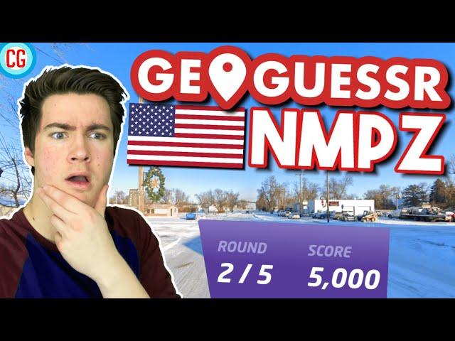 The HARDEST Way to Play USA GeoGuessr - NMPZ Practice Games