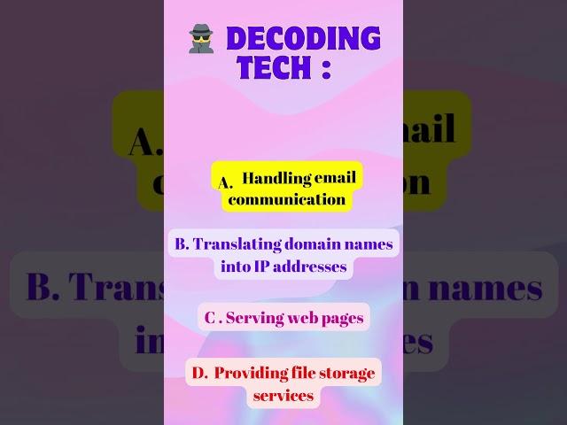 Decoding Tech :DNS Question Challenge #codechallenge #codingchallange #100secondsofcode
