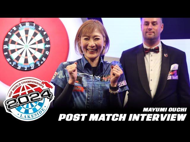 Mayumi Ouchi vs Lorraine Hyde | Post match interview #Lakeside2024