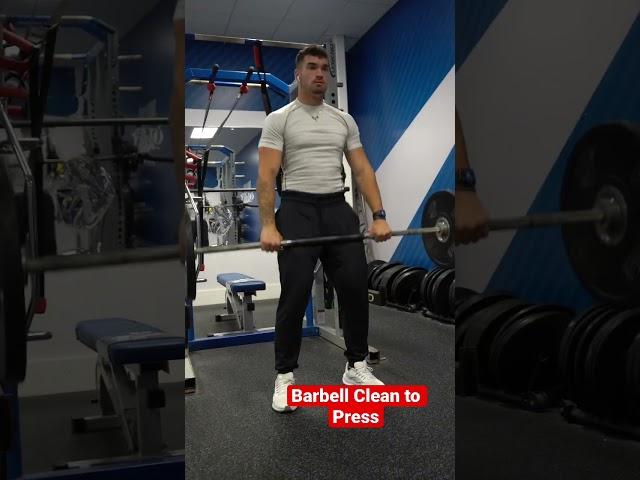 Barbell Clean to Press