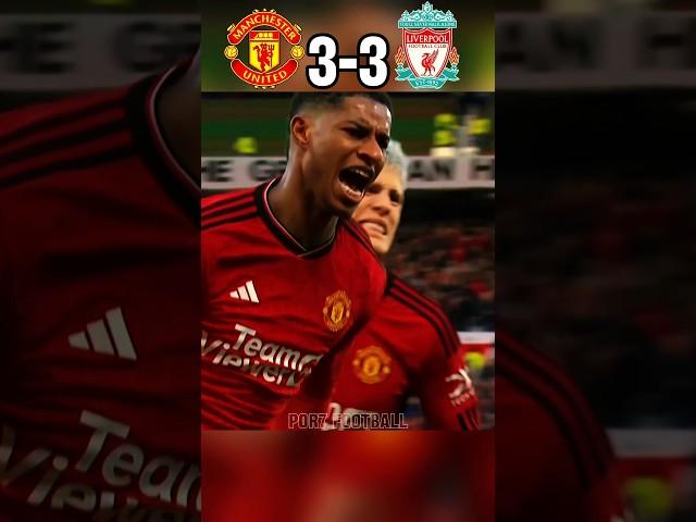 Manchester United 󠁧󠁢󠁥󠁮󠁧󠁿 VS Liverpool Antony Aura Premier League Greatest Comeback