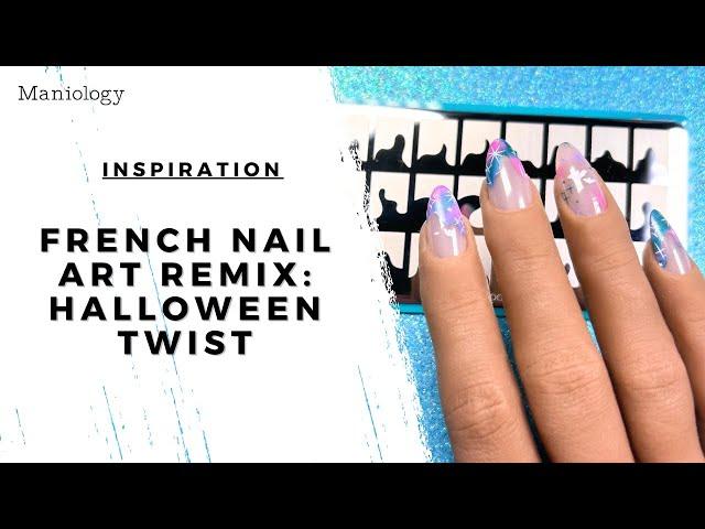 Remix French Nails with a Halloween Twist + NEW Sneak Peek Nail Plate | Maniology LIVE!