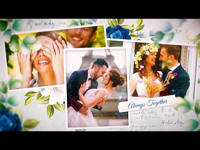 Best wedding slideshow video templates [2022] - Wedding photos slideshow template