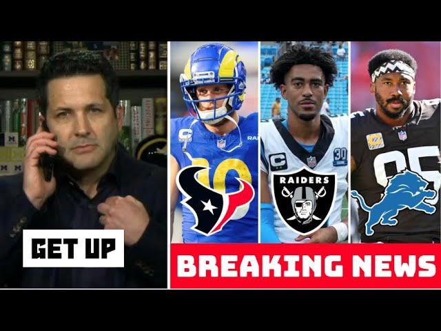 ESPN latest on NFL Trade Deadline: Bryce Young to Raiders - Cooper Kupp to Texans - Myles Garrett?