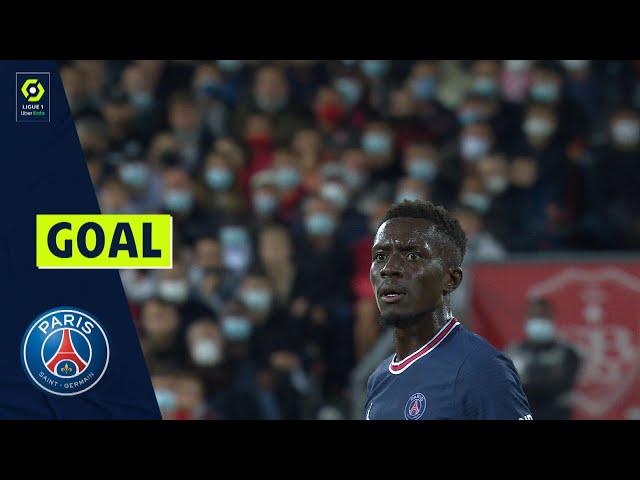 Goal Idrissa GUEYE (73' - PSG) STADE BRESTOIS 29 - PARIS SAINT-GERMAIN (2-4) 21/22