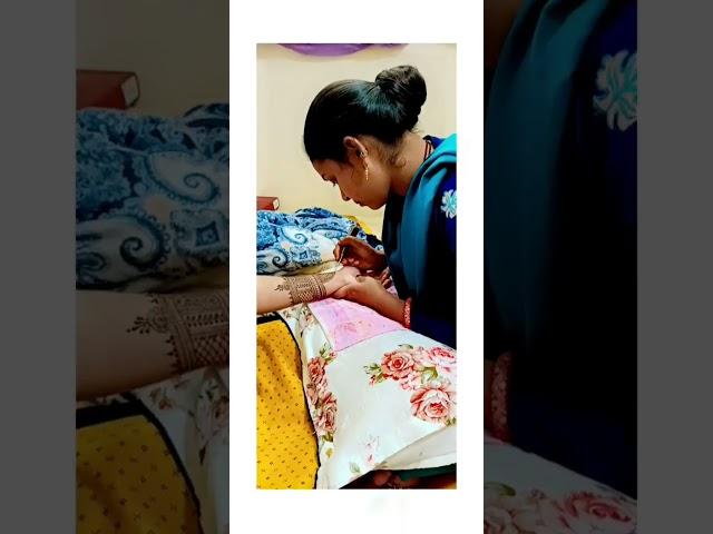 sneha mehandi designing first video