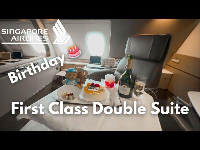 I Flew The World's Best Airline Singapore Airlines First Class - Birthday Flight Part 1