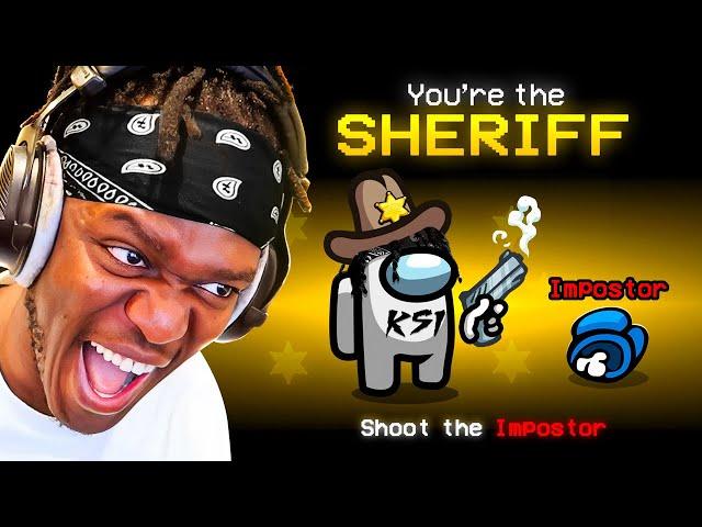 SIDEMEN AMONG US SHERIFF ROLE: The DUMBEST Lobby EVER