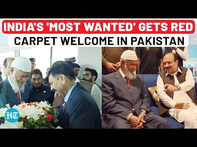 After Jaishankar Exposes Pakistan, Radical Fugitive Zakir Naik Gets Grand Welcome In Islamabad