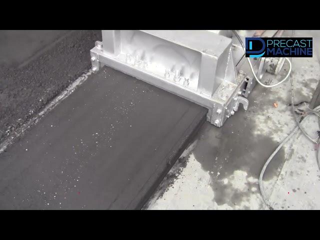 Display and working video of precast wall panel concrete lightweight partition board machine