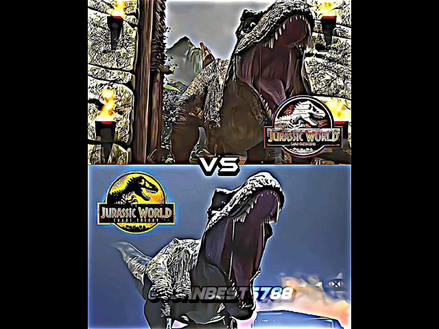 Jurassic World Camp Cretaceous VS Jurassic World Chaos Theory | Edit #shorts