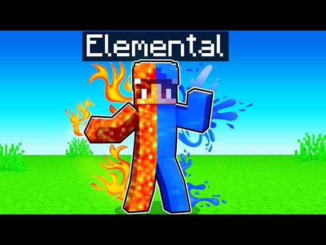 Playing as an ELEMENTAL in Minecraft!