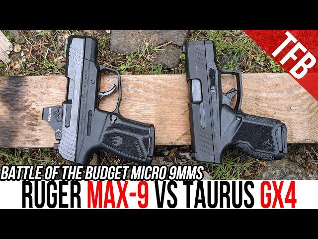 Ruger Max-9 vs Taurus GX4: Battle of Budget Micro 9mms