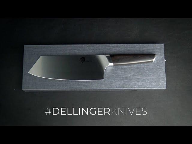 (XZ-B578) NAKIRI 7,8" (199MM) DELLINGER CUBE EBONY WOOD