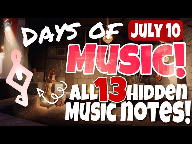 All 13 Music Note Event Currency  - Days of Music - Sky CotL - nastymold
