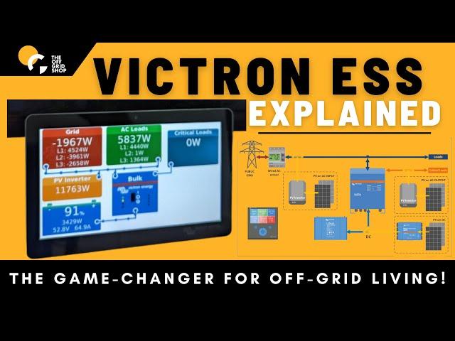 Victron ESS: How to Use It And Why it's Ideal for Off-Grid Power Systems