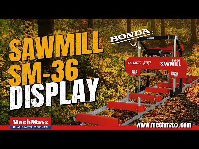 MechMaxx Sawmill 36 Honda Engine Assembly Video