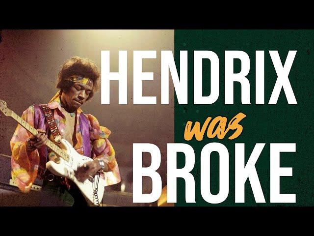 Jimi Hendrix was broke!  Hard Truths about the Music Biz. #musicbusiness #musicianlife #badbrad