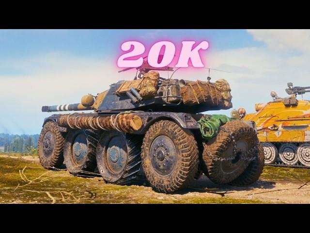 Panhard EBR 105 - 20K Spot Damage & Panhard EBR 105 - 20K Spot World of Tanks! [ WOT ]