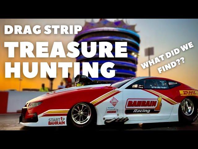 DRAG RACING TRACK FINDS: Treasure is Found When Cleaning A Drag Strip