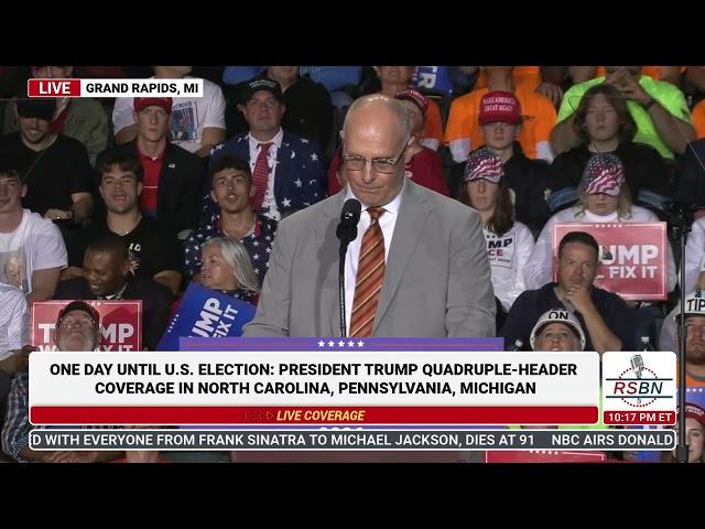 FULL SPEECH: Congressman John Moolenaar Delivers Remarks in Grand Rapids, MI