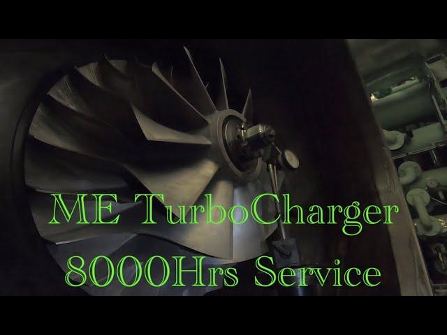 Main Engine Turbo Charger  (8000hrs service)Dismantling and mounting - Met71Bs  #turbocharger