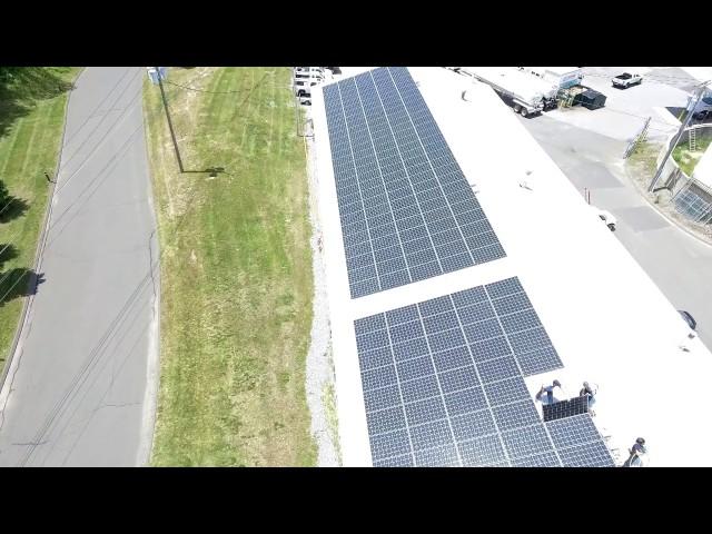 Solar Roof Drone Movie