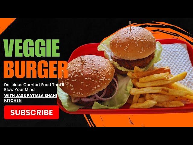 Homemade Veg Burger Recipe | Crispy, Delicious and Easy to Make Healthy fast food recipe