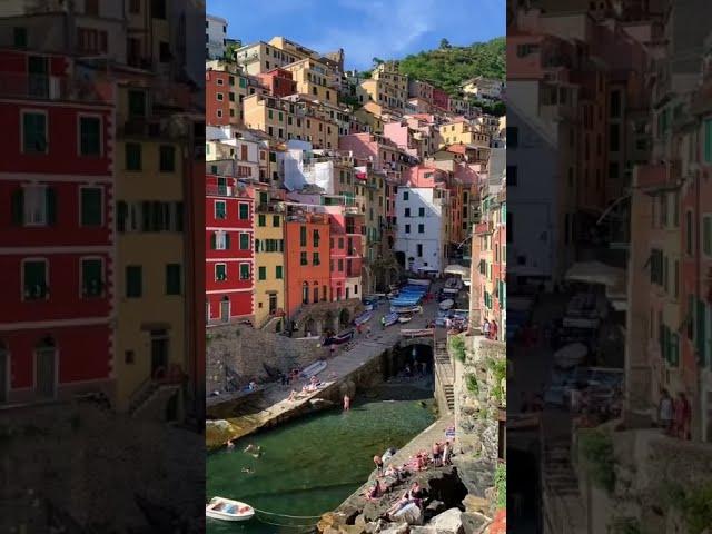 Cinque Terre, Italy. Credit: tiktok madeline lu  #shorts