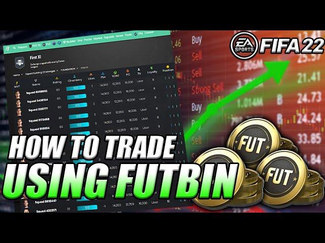 HOW TO TRADE USING FUTBIN!!! FIFA 22 FUTBIN SOLUTION TRADING!!! HOW TO MAKE 50K AN HOUR IN FIFA 22!!