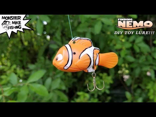 Finding Nemo Fishing Lure DIY Can we catch a Fish? | Monster Mike