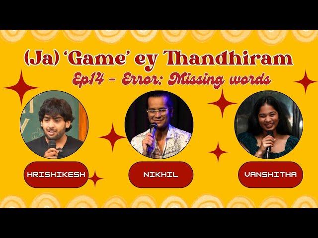 Jagamey Thandhiram - "Thug life" behavior on Movie titles Ep14 ft. Hrishikesh, Nikhil and Vanshitha