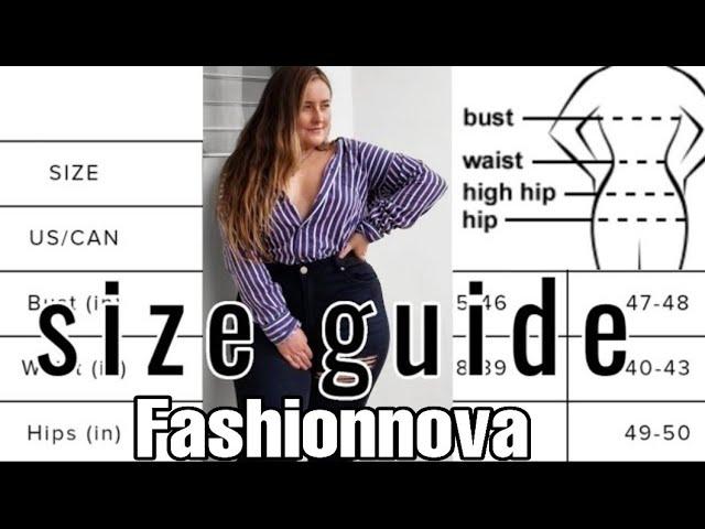 FASHION NOVA SIZE GUIDE. How to master online shopping. (Size 13/15 or Plussize)