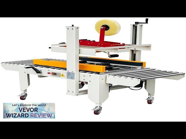 VEVOR Box Sealing Machine 180W Case Sealer Carton Sealer 0-18 m/min in Review