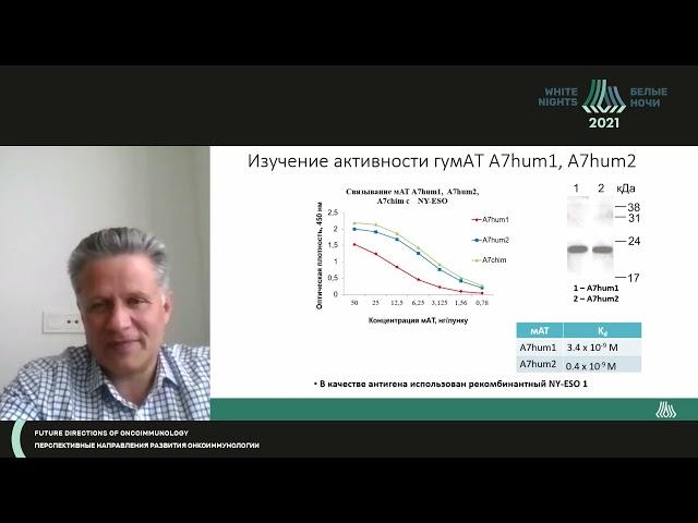 Противоопухолевый эффект иммунного комплекса и моноклоналных антител к NY ESO1