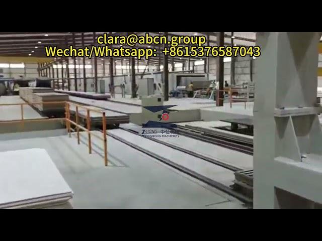 House Decoration Fiber Cement Board Exterior Wall Board Making Machine