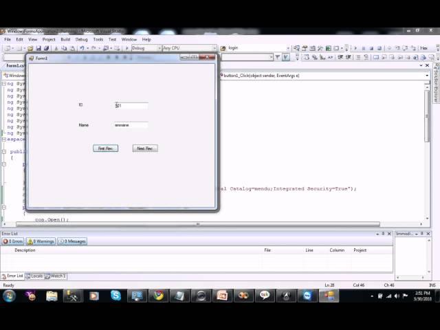 Data Reader Class in ADO Net Part 2