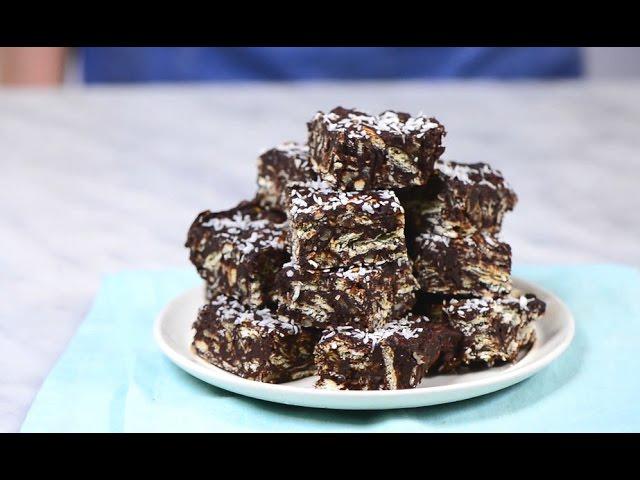 Recipe: No-Bake Brownies with Pecans & Coconut