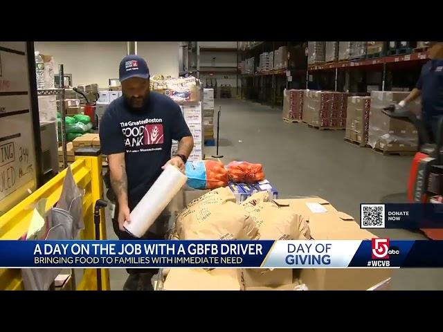 A day on the job with Greater Boston Food Bank driver