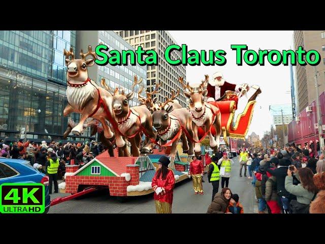 【4K】TORONTO SANTA CLAUS PARADE | THE ANNUAL CHRISTMAS PARADE (FULL TOUR)