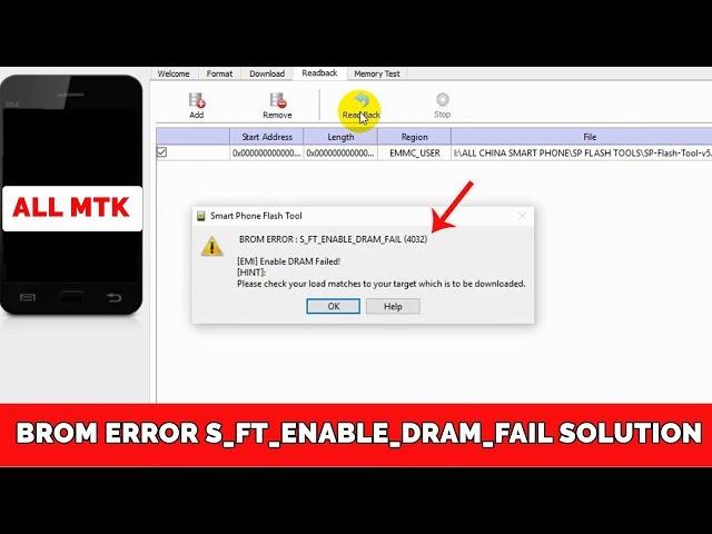 How to Fix brom error s_ft_enable_dram_fail (4032) solution