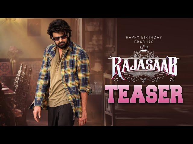 RajaSaab Official Teaser | Happy Birthday Prabhas | Malavika Mohanan | Maruthi | Thaman S