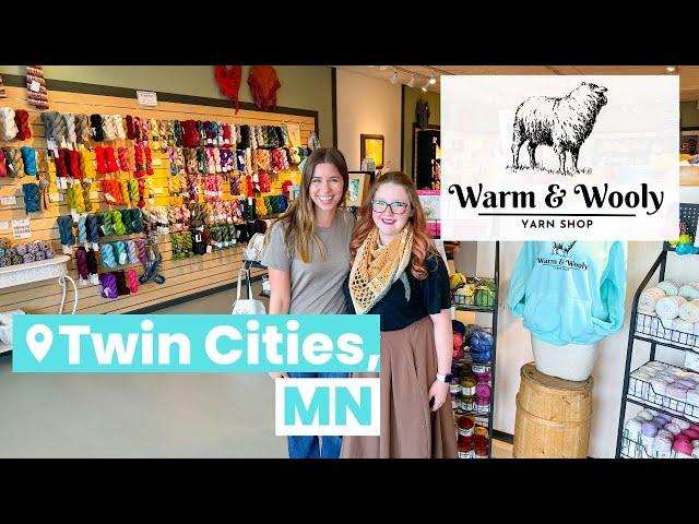 Crocheter's Paradise - WARM & WOOLY Yarn Store Tour in North Branch, MN #unitedskeinsofamerica