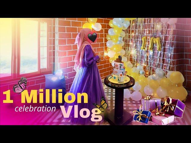 1 Million Subscribers celebration vlog  | Celebration Vlog |#vlog #1million   #celebration