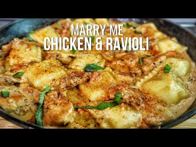 I'm OBSESSED with Marry Me Chicken Ravioli!