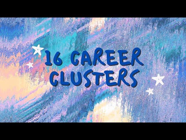 16 Career Clusters