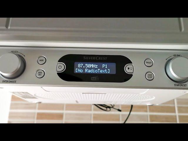 SilverCrest DAB+ Kitchen Radio (from Lidl) - review and test