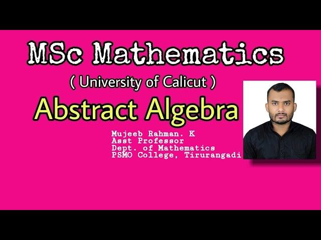 41 reducible and irreducible polynomial | Abstract Algebra | MSc Maths | First Semester