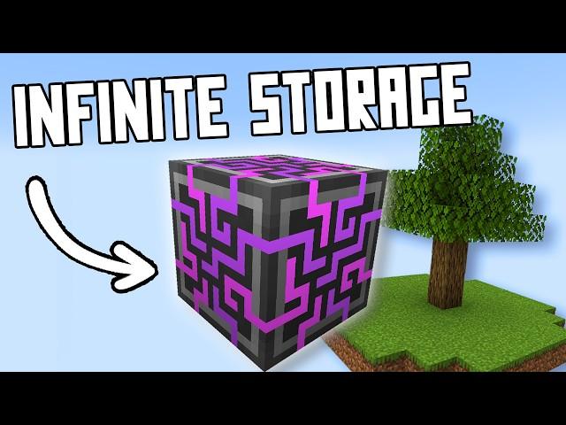 I Made Infinite Storage in Minecraft's Most Addicting Skyblock!